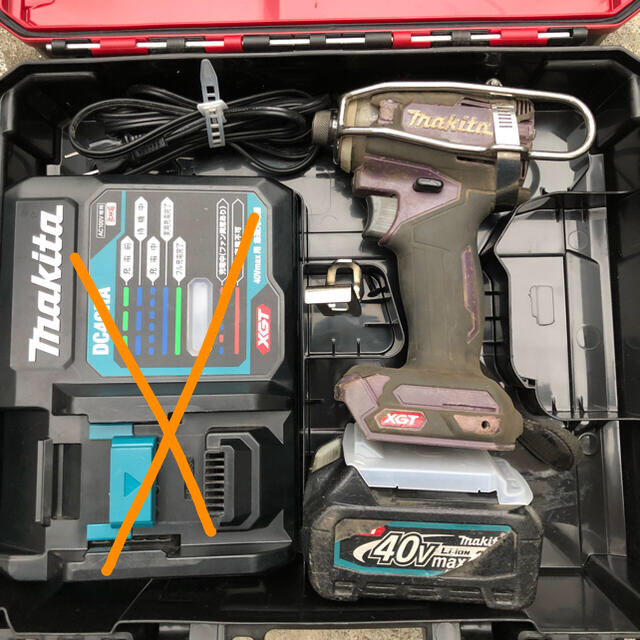 未使用品 makitaマキタ40v max充電式インパクトドライバ TD001GDX