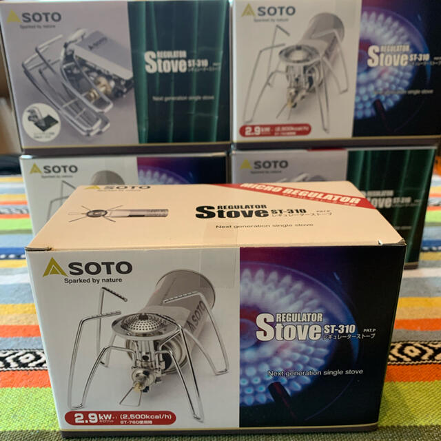 新発売の 送料無料 SOTO ST-310 バーナーレギュレーターストーブ 保証証有 ストーブ/コンロ