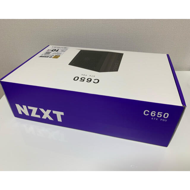 NZXT C650 電源ユニット 80 Plus Gold 認証 定格 650Wの通販 by ...