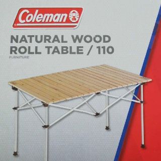 コールマン(Coleman)のコールマン(Coleman) テーブル ナチュラルウッドロールテーブル110(アウトドアテーブル)