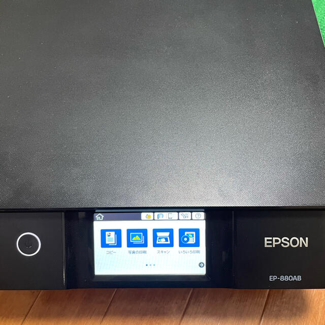 EPSON プリンタEP-880AB + 未使用6色インクセット