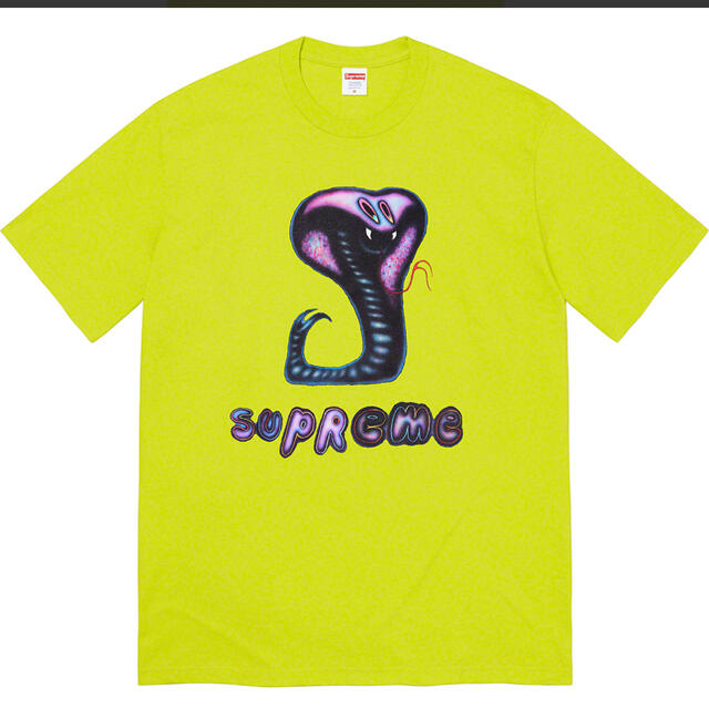 SUPREME シュプリーム 21SS Snake Tee スネークロゴ 半袖Tシャツ カットソー ブラック