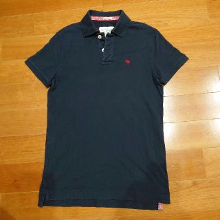 アバクロンビーアンドフィッチ(Abercrombie&Fitch)のアバクロ Abercrombie & Fitch ポロシャツ 紺 Navy S(ポロシャツ)