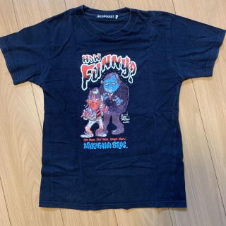 コンクエスト(CONQUEST)の【レア・希少】中川家 × コンクエスト コラボ Tシャツ ユニセックス S 黒(Tシャツ/カットソー(半袖/袖なし))