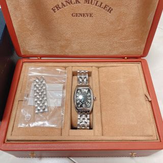 フランクミュラー(FRANCK MULLER)のぱーる様専用　フランクミュラー　カサブランカ　レディース　時計　ブラック(腕時計)