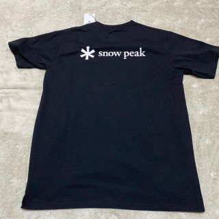 Snow Peak - スノーピーク バックプリントロゴTシャツ L 限定品 黒 ...