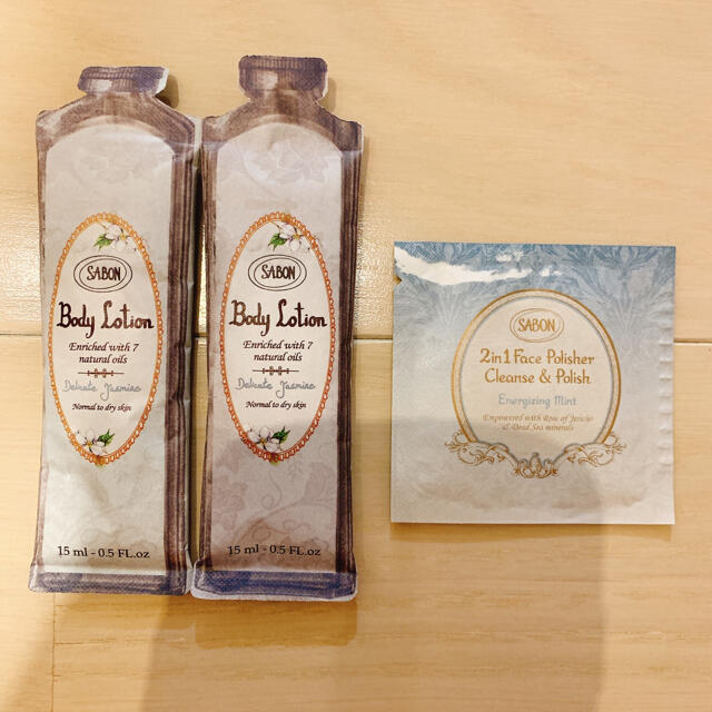 SABON(サボン)のSABON サボン デリケートジャスミン サンプルセット コスメ/美容のボディケア(ボディクリーム)の商品写真