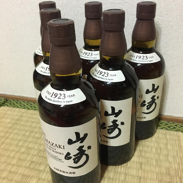 サントリー(サントリー)の山崎 ノンエイジ 6本 食品/飲料/酒の酒(ウイスキー)の商品写真