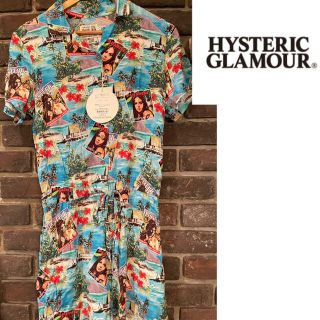 ヒステリックグラマー(HYSTERIC GLAMOUR)のHysterics ヒステリックグラマー 総柄 ワンピース 可愛い Mサイズ(ひざ丈ワンピース)