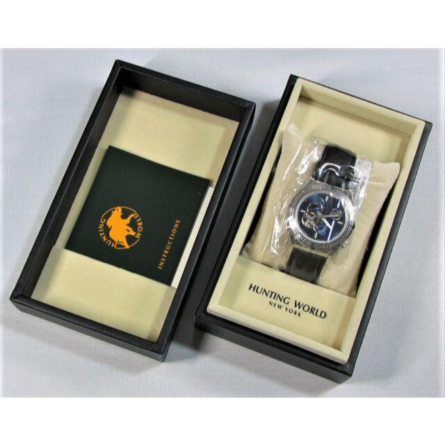 HUNTING WORLD(ハンティングワールド)の新品 正規品 ハンティングワールド HW994SBL キタムラ購入 メンズの時計(腕時計(アナログ))の商品写真