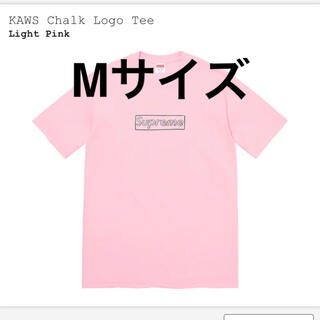 【本日まで】KAWS Chalk Logo Tee Light Pink M