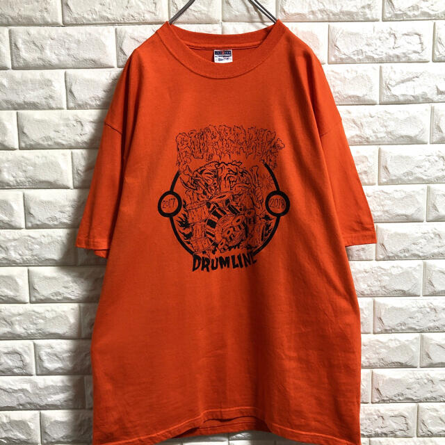 アメリカ古着　ジャージーズ　ドラムプリント　Tシャツ　メンズXLサイズ メンズのトップス(Tシャツ/カットソー(半袖/袖なし))の商品写真