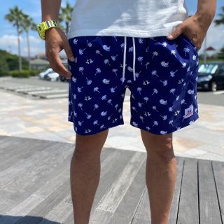 チャムス(CHUMS)の西海岸スタイル☆LUSSO SURF ハーフパンツ　水着　Mサイズ☆RVCA(ショートパンツ)