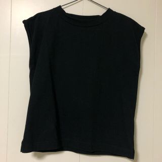 マーガレットハウエル(MARGARET HOWELL)の【専用】HML フレンチスリーブTシャツ　黒　サイズII(Tシャツ(半袖/袖なし))