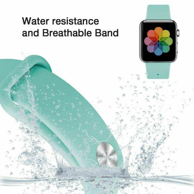 Apple(アップル)の値下中applwatchシリコンバンド２個セット series 4/5対応モデル レディースのファッション小物(腕時計)の商品写真