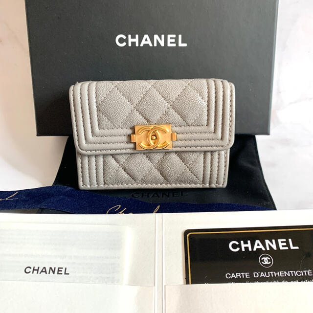 CHANEL CHANEL シャネル 美品 ミニウォレット 三つ折り 財布 コンパクトの通販 by moor's shop｜シャネルならラクマ