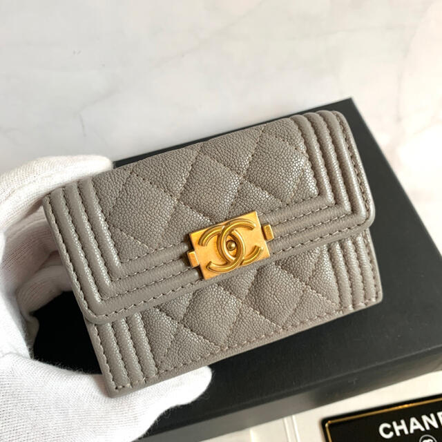 CHANEL - CHANEL シャネル 美品 ミニウォレット 三つ折り 財布