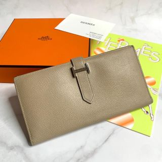 エルメス ベアン 財布(レディース)(ベージュ系)の通販 26点 | Hermes