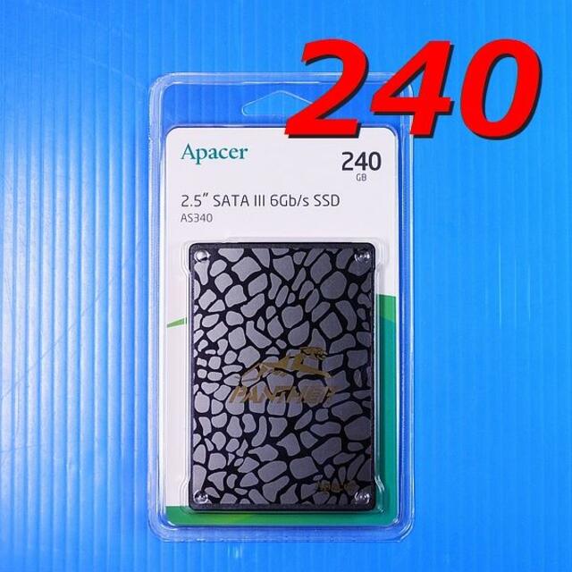 【SSD 120GB 2枚セット】Apacer AS340 PANTHER