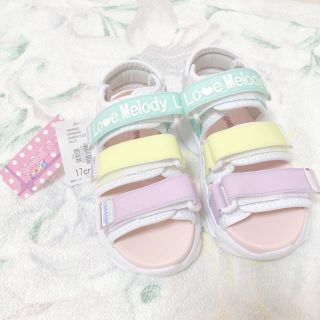 ホーキンス(HAWKINS)の新品　HAWKINS ホーキンス Love Melody サンダル 虹(サンダル)