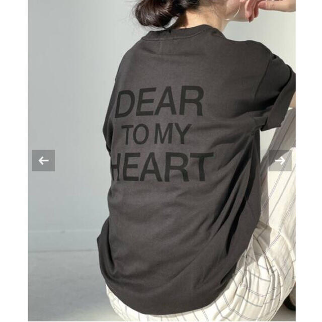 Spick & Span(スピックアンドスパン)の【新品タグ付】≪追加≫DEAR HEARTバックロゴT2 レディースのトップス(Tシャツ(半袖/袖なし))の商品写真