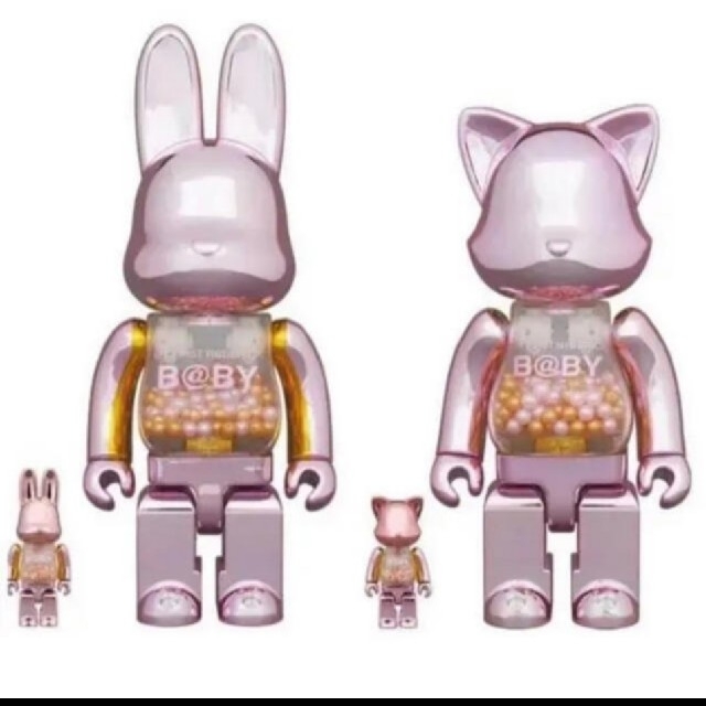 ベアブリック　MY FIRST NY@BRICK ＋ R@BBRICK PINKMEDICOMTOY