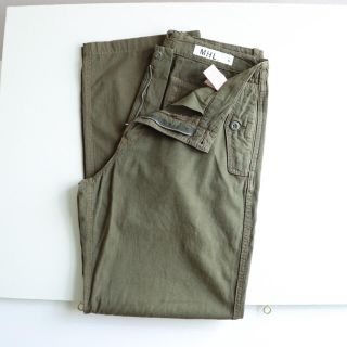 マーガレットハウエル コットン ワークパンツ/カーゴパンツ(メンズ)の