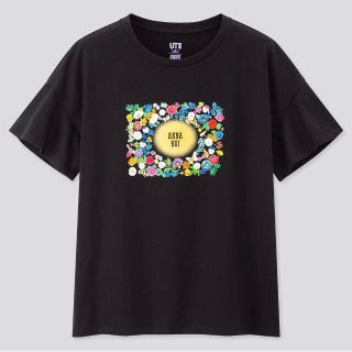 ユニクロ(UNIQLO)のANNA SUI アナスイ　ユニクロ　花柄　ソフトボヘミアンコレクションTシャツ(Tシャツ(半袖/袖なし))