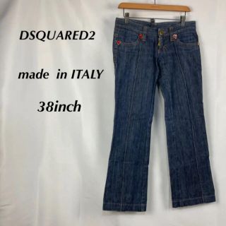 ディースクエアード(DSQUARED2)の☆イタリア製☆ディースクエアード☆ローライズ☆デニムパンツ☆フレア☆サイズ38(デニム/ジーンズ)