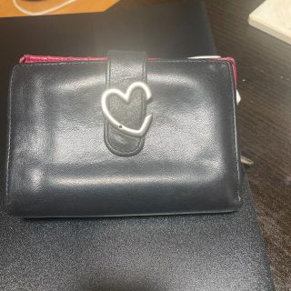 フルラ(Furla)のFURLA二つ折り財布黒ハートでーす(財布)