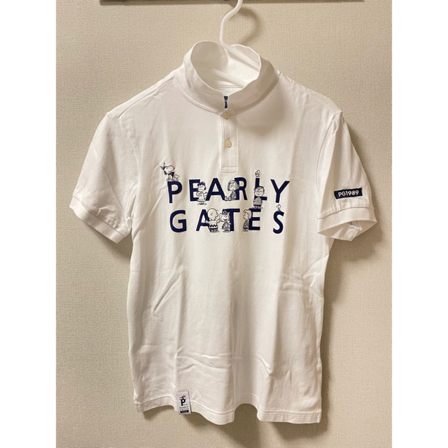 PEARLY GATES(パーリーゲイツ)のパーリーゲイツ スヌーピー ポロシャツ パンツ セット スポーツ/アウトドアのゴルフ(ウエア)の商品写真