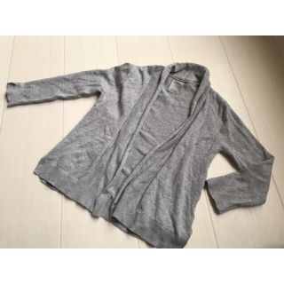 ザラキッズ(ZARA KIDS)のZARA キッズ  女の子  長袖 カーディガン  グレー 110(カーディガン)