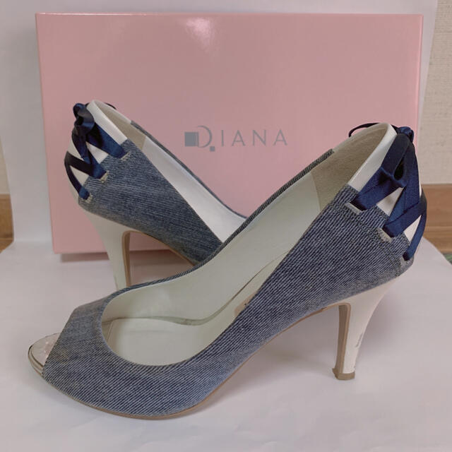正規品❤︎デニムリボンパンプス