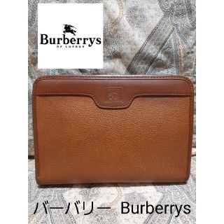 バーバリー(BURBERRY)のバーバリー Burberrys レザーセカンドバック/ヴィンテージ(セカンドバッグ/クラッチバッグ)