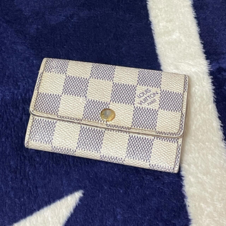 ルイヴィトン(LOUIS VUITTON)のLOUIS VUITTON ダミエ アズール 6連キーケース(キーケース)