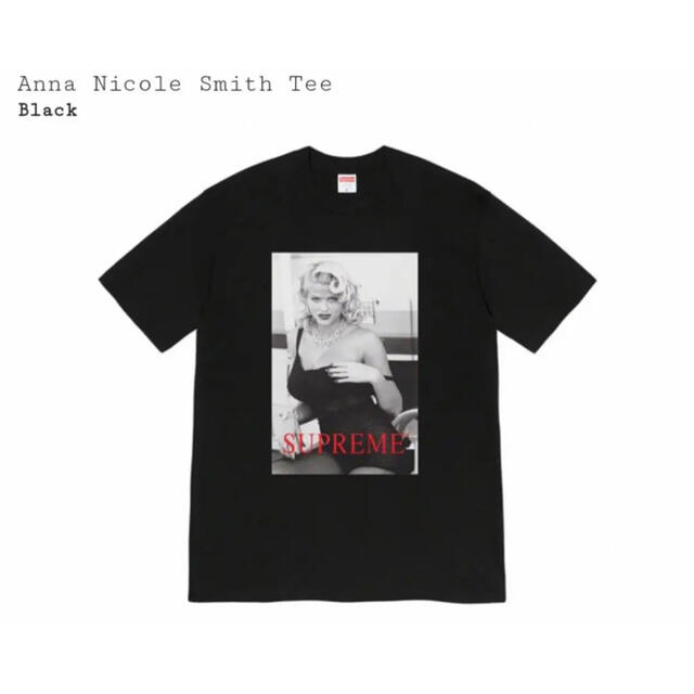 美品　Supreme Anna Nicole Smith Tee ブラックS試着程度の美品補足