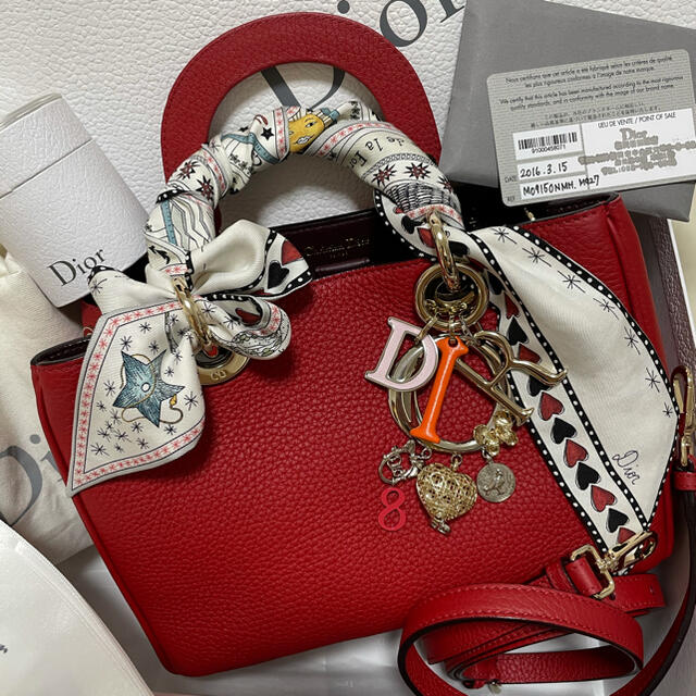 Christian Dior(クリスチャンディオール)の美品　DIOR ミニ　ディオリッシモ　2way レディースのバッグ(ショルダーバッグ)の商品写真