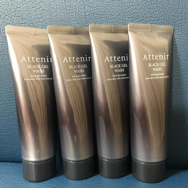 Attenir(アテニア)のアテニア　ブラックジェルウォッシュ×4本 コスメ/美容のスキンケア/基礎化粧品(洗顔料)の商品写真