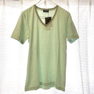 メンズビギ(MEN'S BIGI)の◆新品未使用 メンズビギ  タグ付き Men's Bigi ライトグリーン ２(Tシャツ/カットソー(半袖/袖なし))