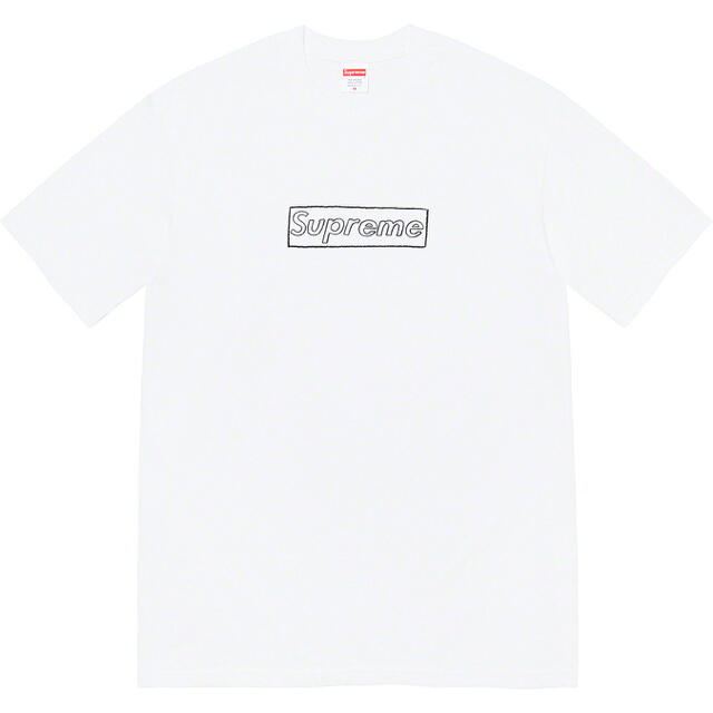 Supreme KAWS Chalk Logo Tee black