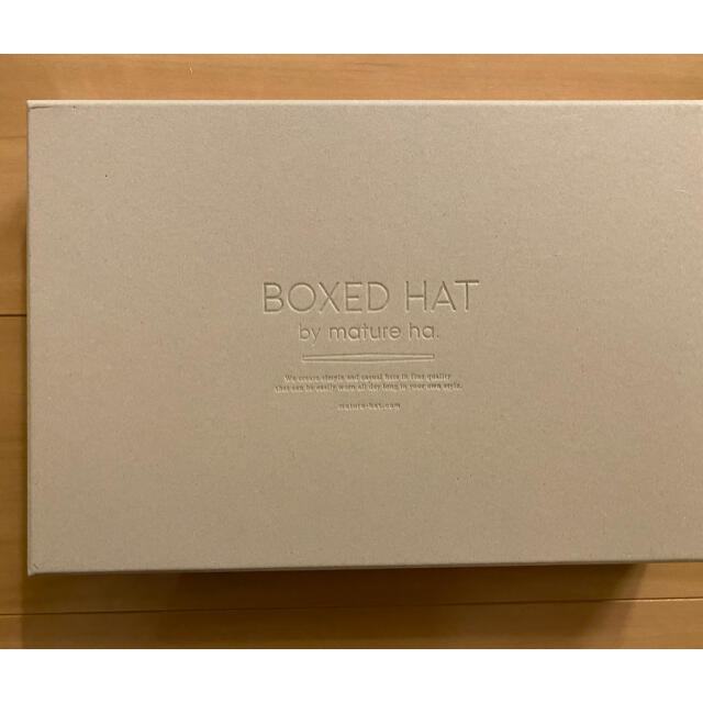 mature ha. BOXED HAT レディースの帽子(麦わら帽子/ストローハット)の商品写真