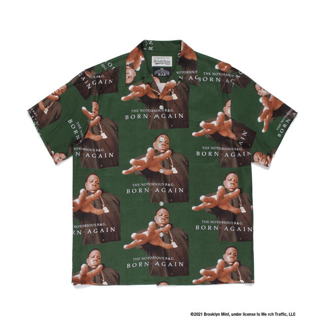 THE NOTORIOUS B.I.G / S/S HAWAIIAN SHIRTのサムネイル