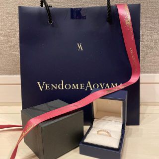 ヴァンドームアオヤマ(Vendome Aoyama)のVENDOME AOYAMAヴァンドームアオヤマ ダイヤモンドリング販売証明書付(リング(指輪))