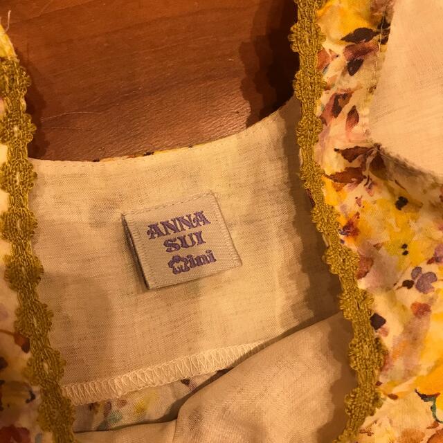 ANNA SUI mini(アナスイミニ)のアナスイミニ　キャミソール　Sサイズ　105〜115 キッズ/ベビー/マタニティのキッズ服女の子用(90cm~)(Tシャツ/カットソー)の商品写真