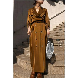 アメリヴィンテージ(Ameri VINTAGE)のAMERI  3WAY TRENCH DRESS(ロングワンピース/マキシワンピース)