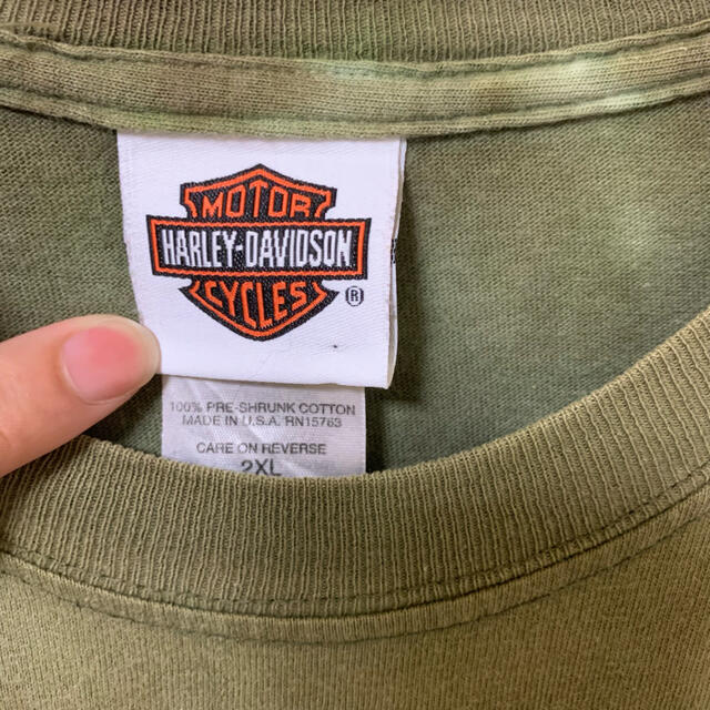 HARLEY-DAVIDSON ハーレーダビッドソン tシャツ デカロゴ