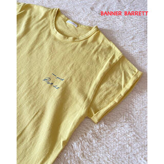 バナーバレット(Banner Barrett)の最終SALE✦︎新品✦︎バナーバレット❤︎Tシャツ カットソー❤︎イエロー(Tシャツ(半袖/袖なし))