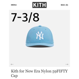 シュプリーム(Supreme)のKith for New Era Nylon 59FIFTY Cap 7 3/8(キャップ)