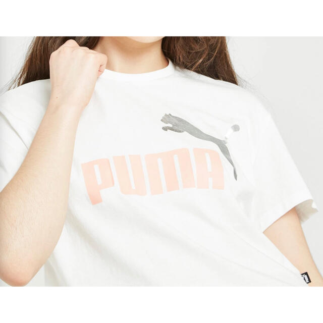 PUMA(プーマ)のPuma Girls' Core Crop T-Shirt Junior キッズ/ベビー/マタニティのキッズ服女の子用(90cm~)(Tシャツ/カットソー)の商品写真