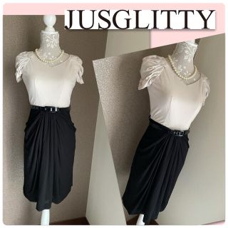 ジャスグリッティー(JUSGLITTY)の♡ジャスグリッティ　ベルト付き　ワンピース♡(ひざ丈ワンピース)